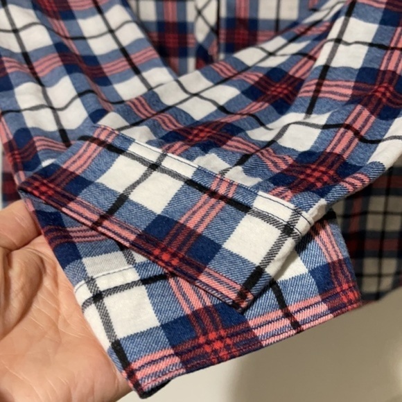 Flannel Shirt Ladies Long Sleeve Button Down XL - Picture 4 of 10